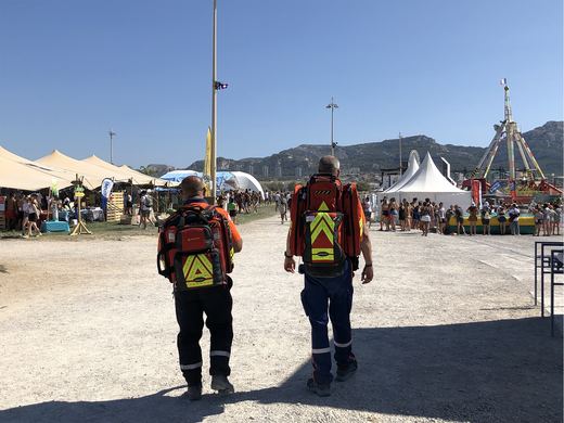 La Protection Civile au Delta Festival
