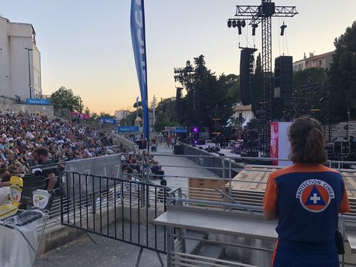 Dispositif de secours au Marseille Jazz des 5 continents