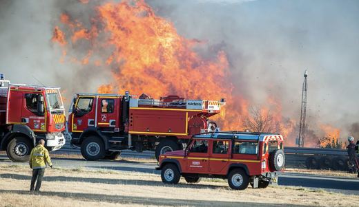 Renfort de la Protection Civile 13 dans le Var