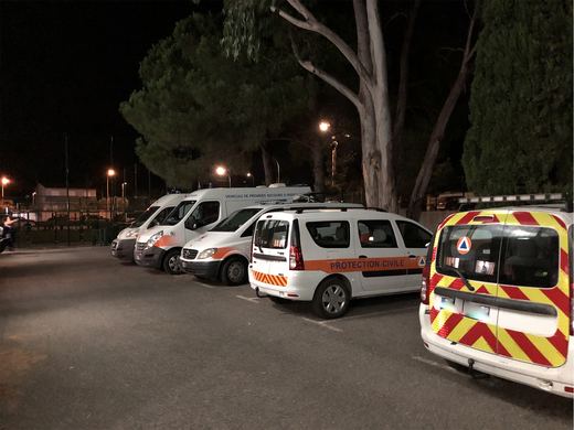 Renfort de la Protection Civile 13 dans le Var