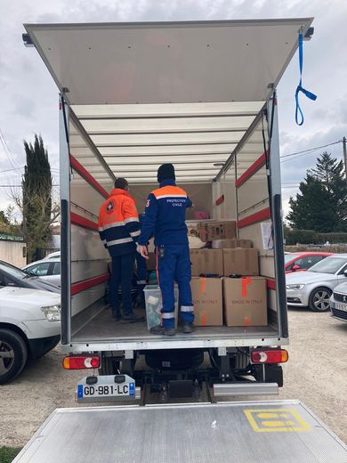 Mobilisation de la Protection Civile 13 pour l'Ukraine